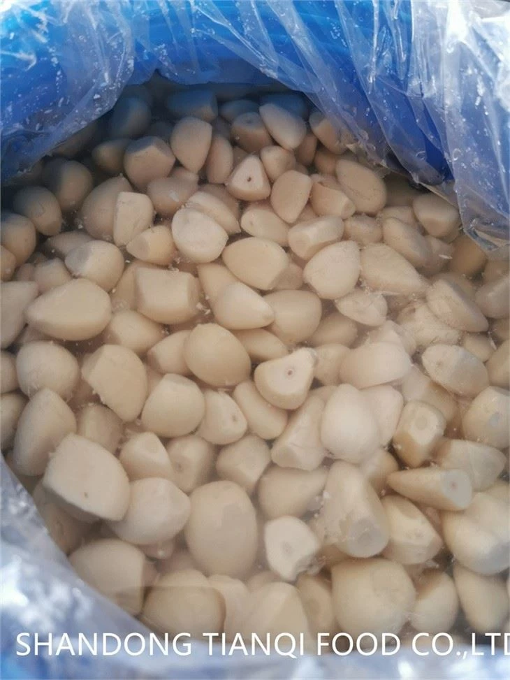 Fresh Peeled White Garlic cloves in Brine in Drums factory